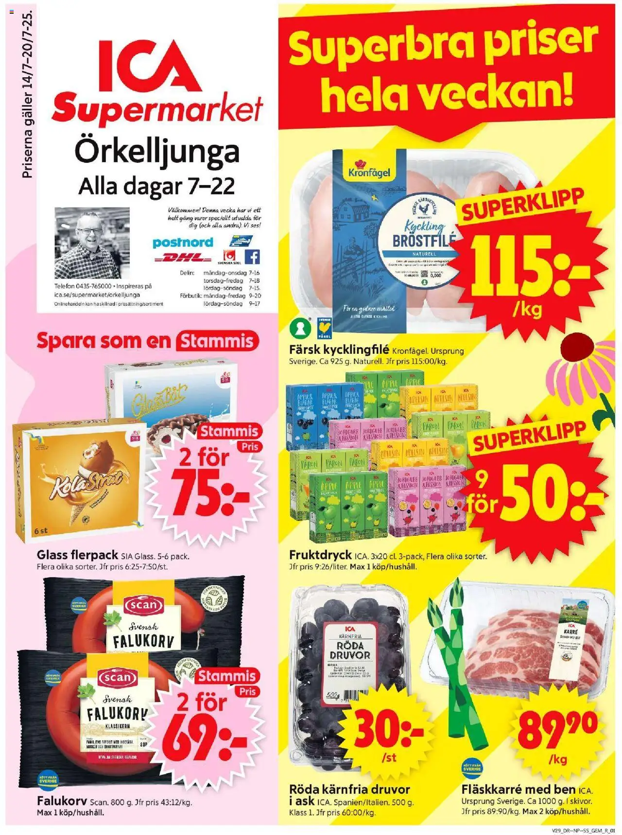 Örkelljunga är giltig 14/07 2025 > Veckans Erbjudanden gäller från 14/07/2025 till 20/07/2025 sidnummer 1