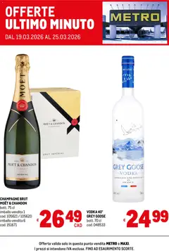 Anteprima dell'opuscolo Metro volantino Offerte ultimo minuto dal negozio Metro valido da 19/03/2026