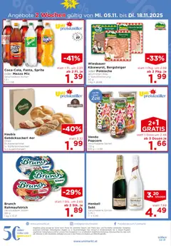 Vorschau der Angebote: Unimarkt Flugblatt gültig ab 05.11.2025 | Seite: 16