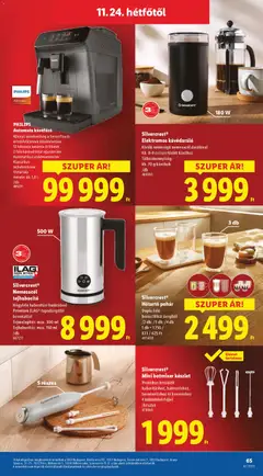 Lidl - Black Friday megtekintése, amely érvényes 2025.11.20.-től | Oldal: 65