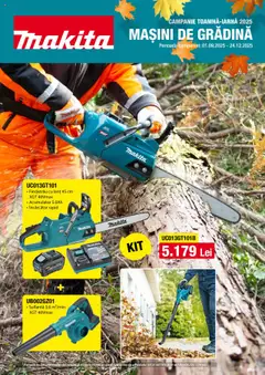 Previzualizarea de cataloage: Makita Catalog - Campanie Grădină Toamnă-Iarnă valabil de la 01.09.2025
