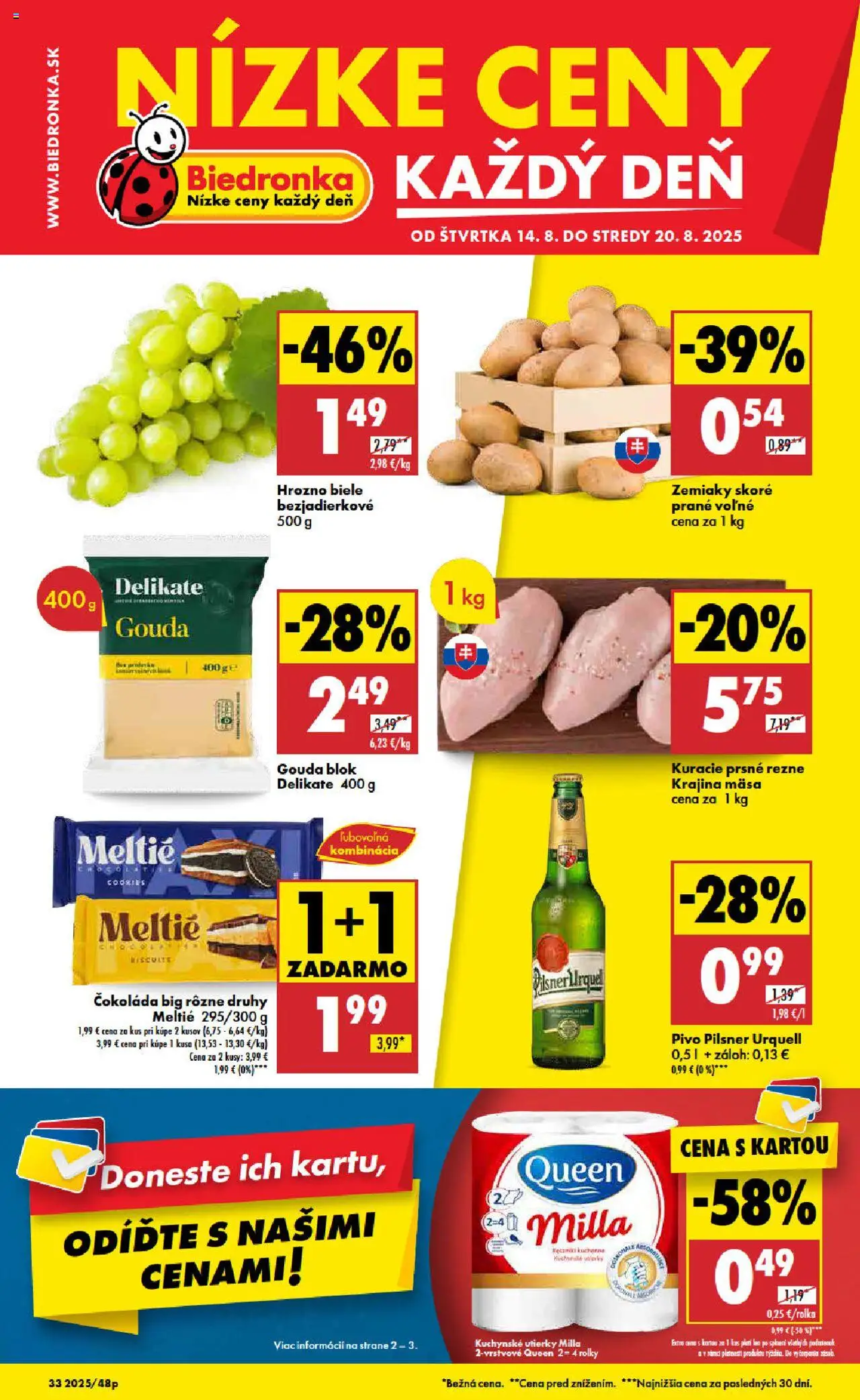Biedronka Leták (14.08. - 20.08.2025) - Akčná ponuka