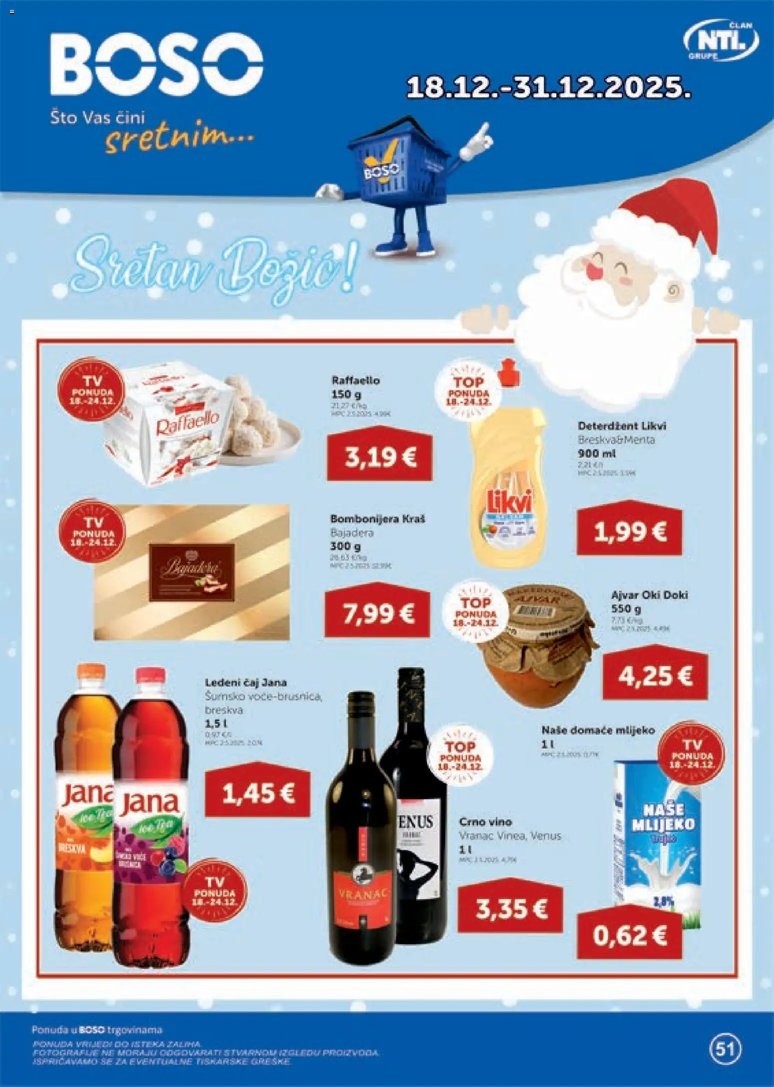 Pregled letka Katalog trgovine Boso vrijedi od 18.12.2025