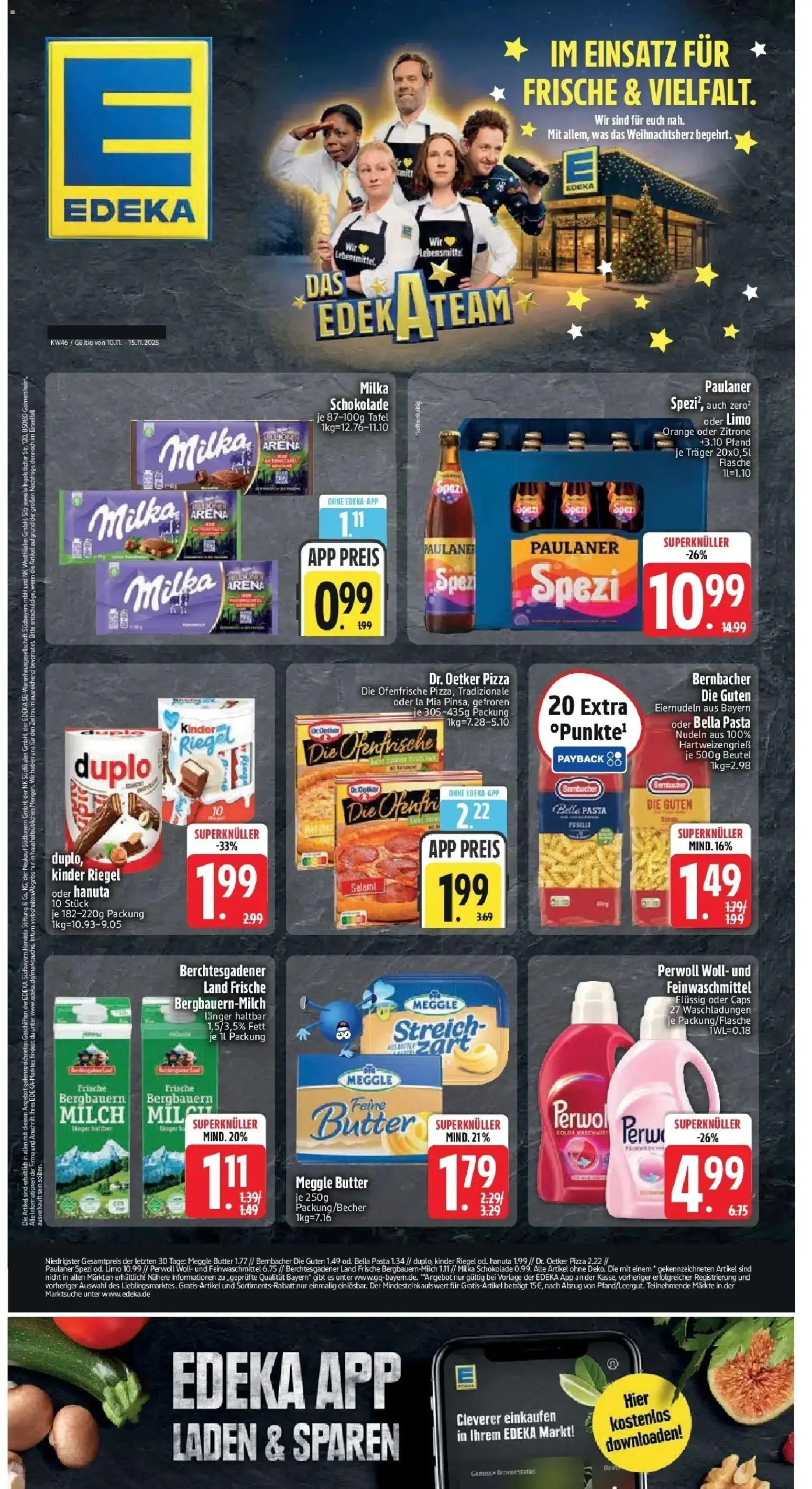 Vorschau von dem Prospekt des Geschäftes Edeka, gültig ab dem 10.11.2025