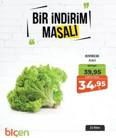 Biçen Market Bir İndirim MaSalı 21.10.2025 - Broşürünün önizlemesi