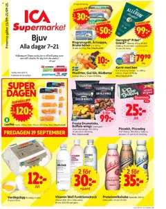 Förhandsgranska reklamblad Bjuv från butik ICA Supermarket gäller från 15/09/2025