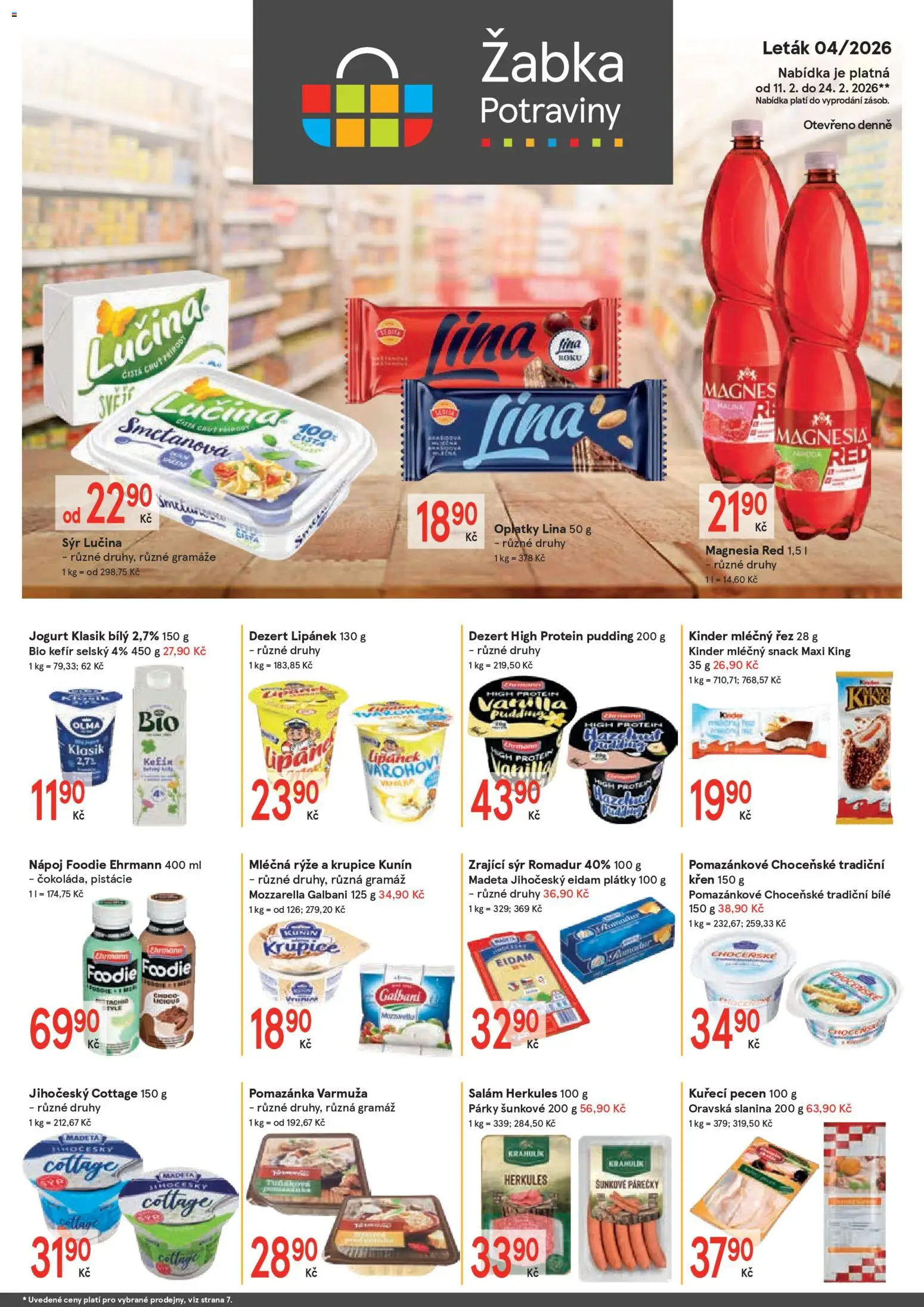 Náhled nabídky: Žabka Leták platný od 11.02.2026