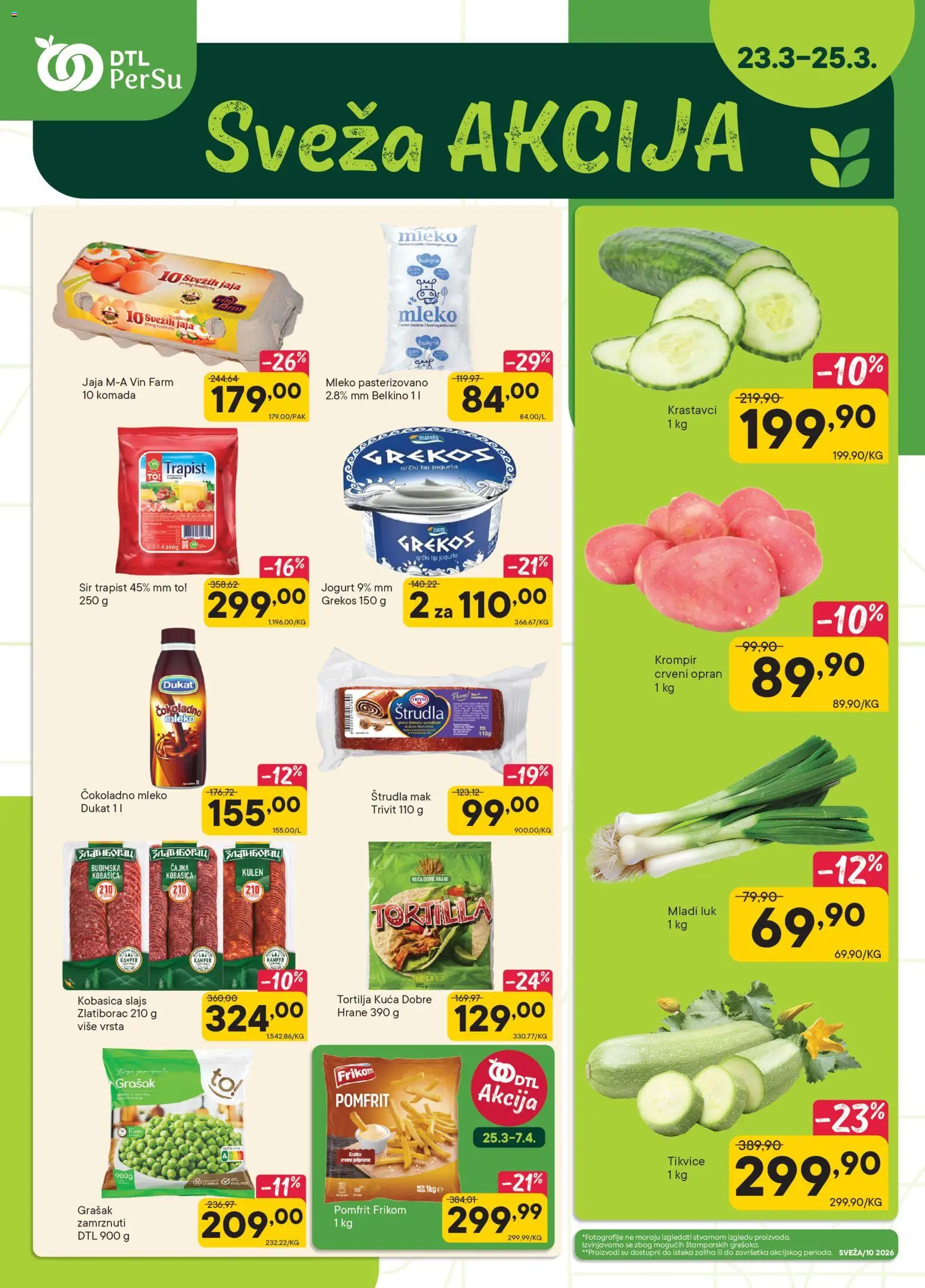 Pregled PerSu kataloga - važi od 23.03.2026