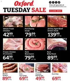 Preview of Oxford Freshmarket flyer valid from 12/08/2025