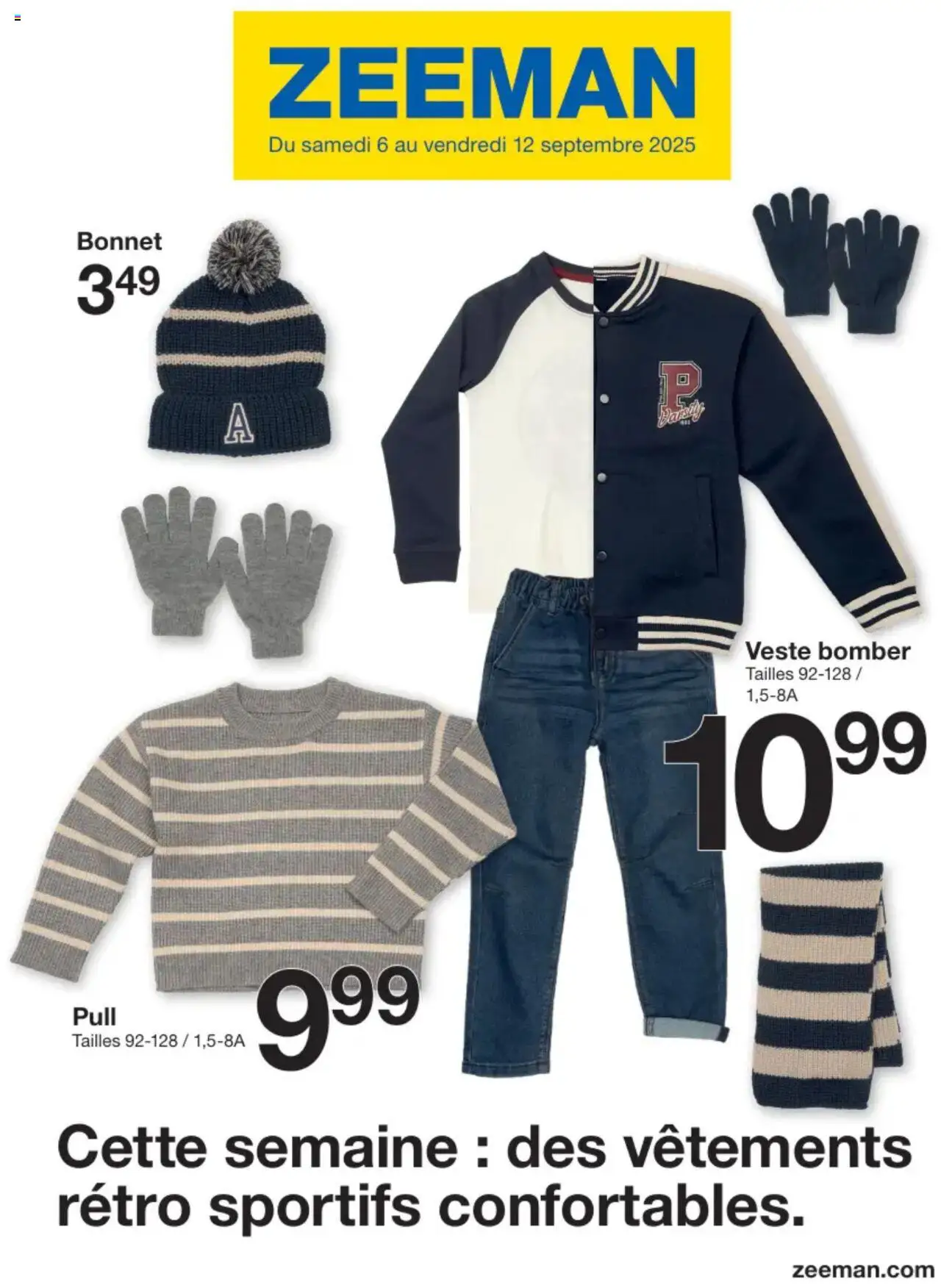 Zeeman shop Publicité geldig vanaf 06/09/2025 - Paginanummer 1