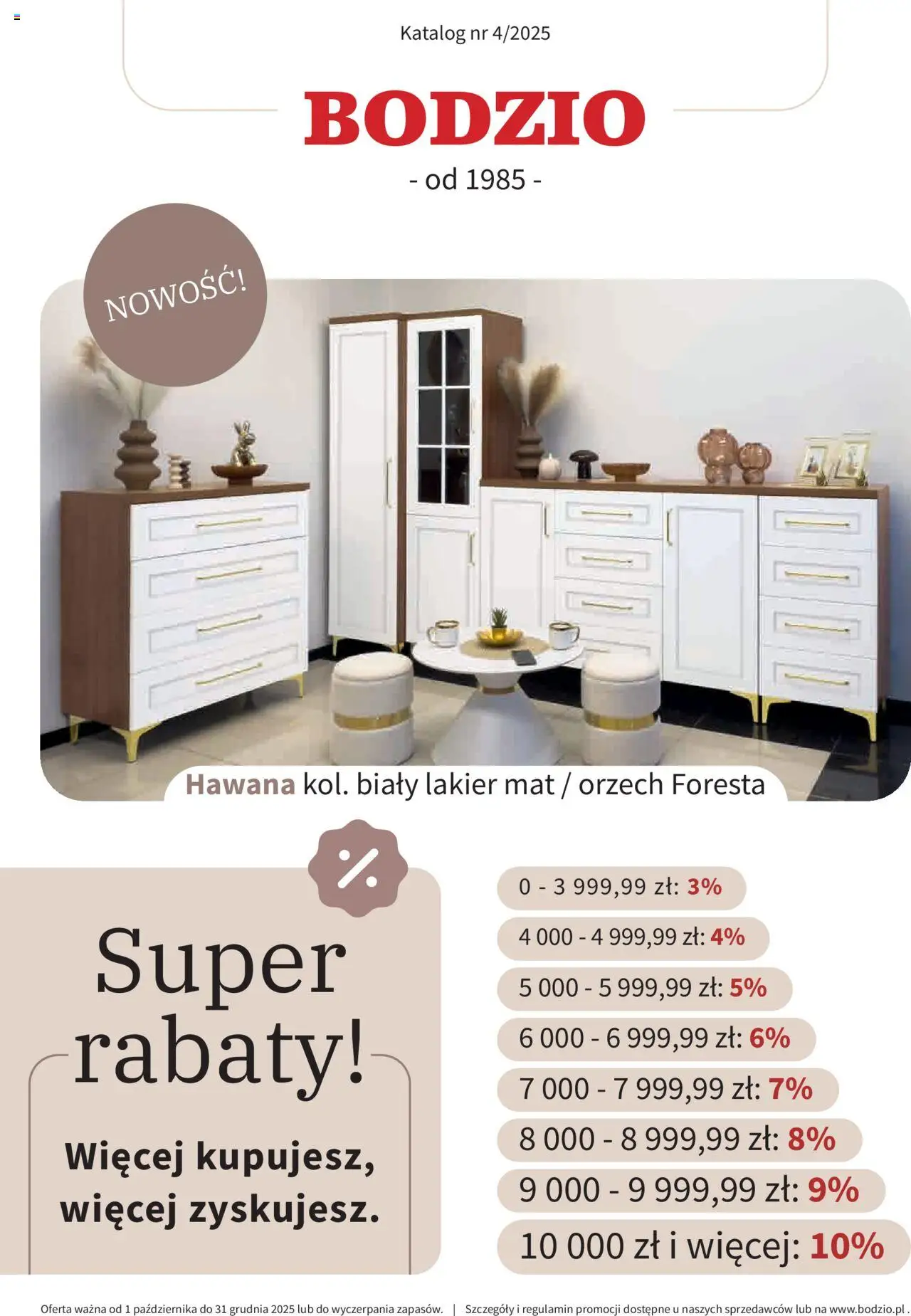 Bodzio meble gazetka od 01.10.2025 - 31.12.2025 - Katalog - Numer strony 1