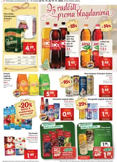 Pregled letka Katalog trgovine Spar vrijedi od 12.11.2025 | Stranica: 12