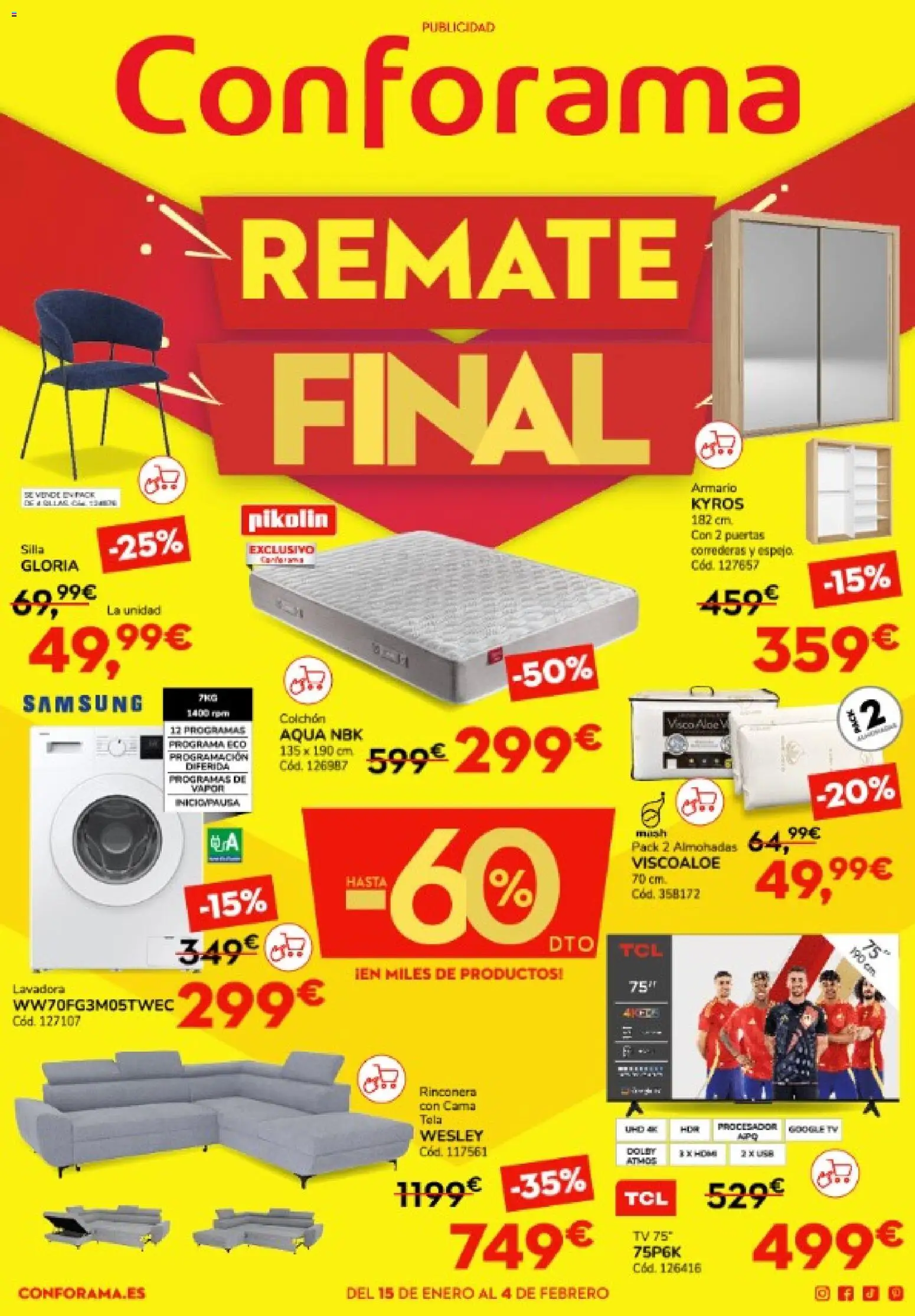 Vista previa del folleto de la tienda Conforama válido desde el 15/01/2026 