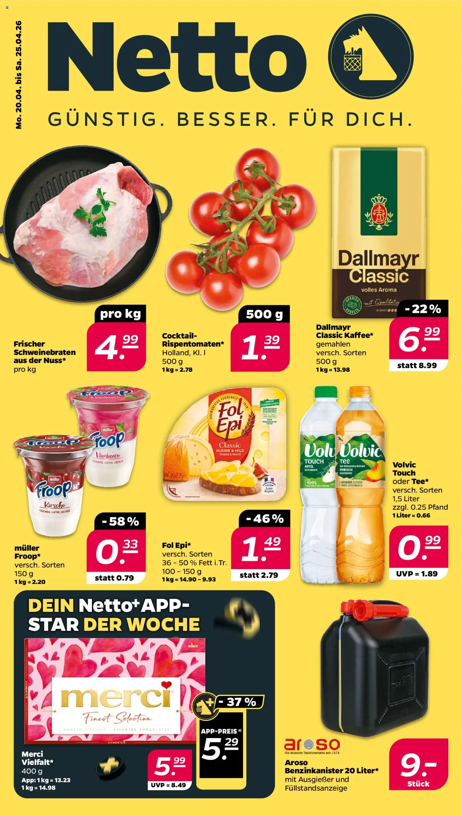 Vorschau von dem Prospekt des Geschäftes Netto, gültig ab dem 20.04.2026