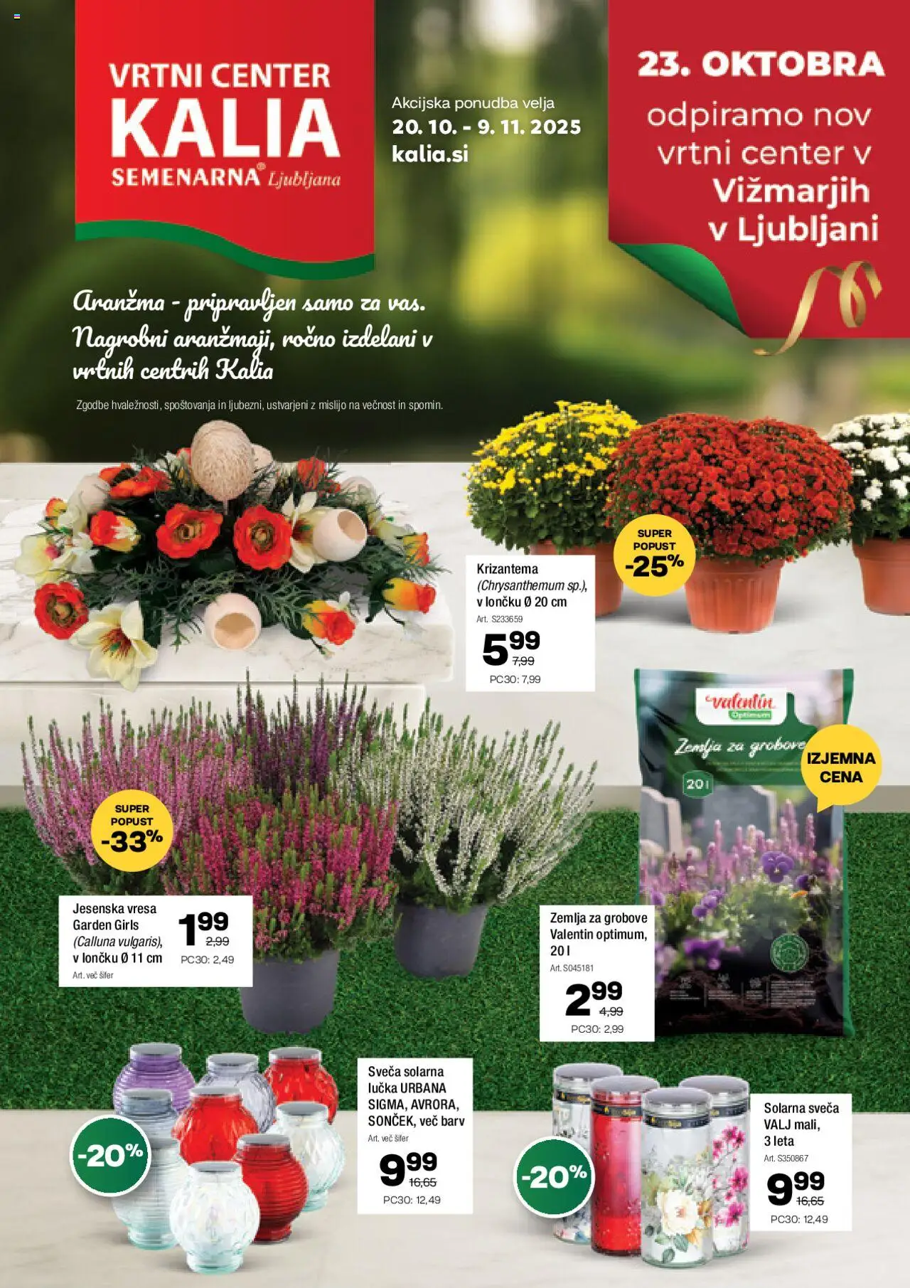 Predogled kataloga iz trgovine Kalia veljaven od 20.10.2025 - Žemlja, Sveča