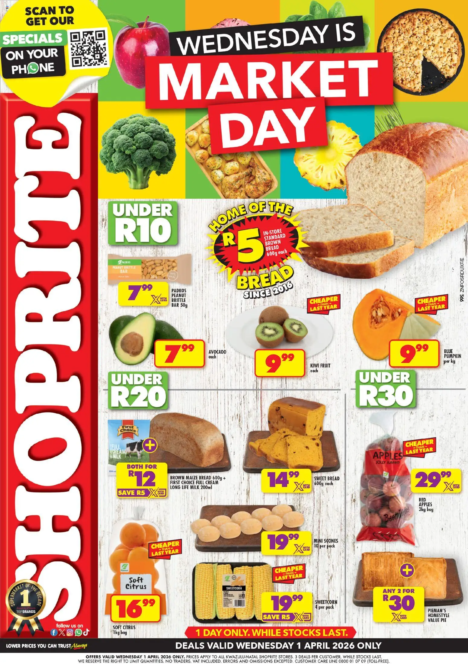 Preview of Shoprite flyer valid from 01/04/2026