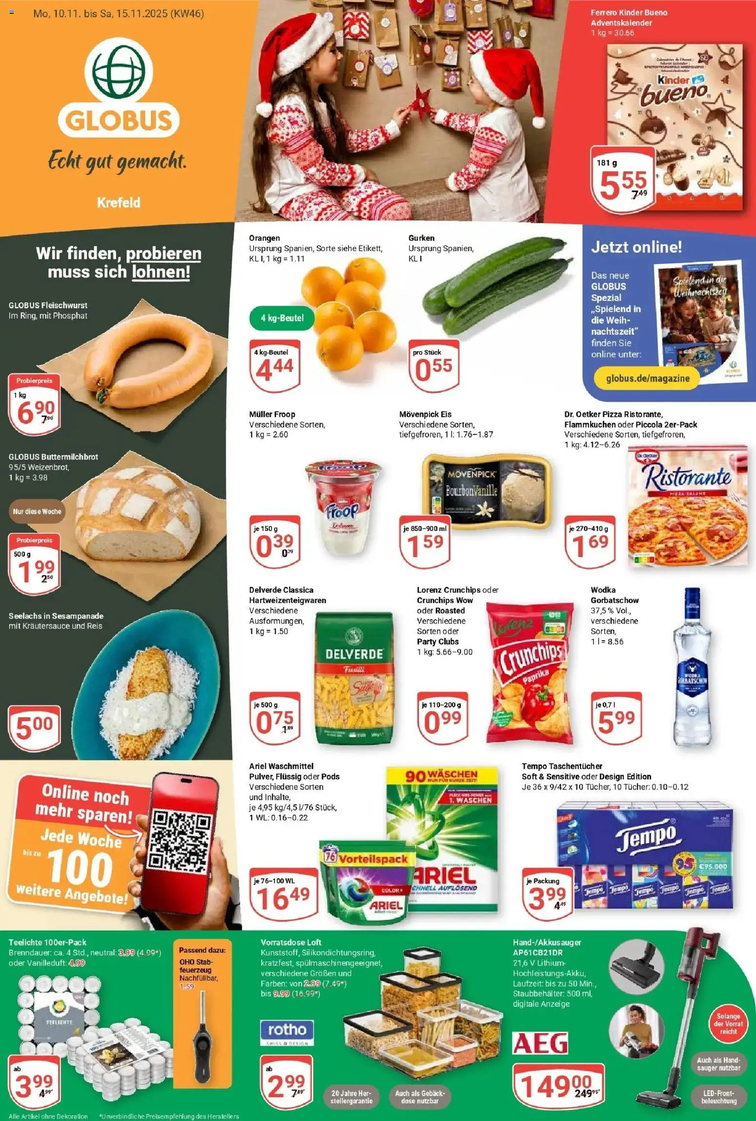 Vorschau von dem Prospekt des Geschäftes Globus, gültig ab dem 10.11.2025