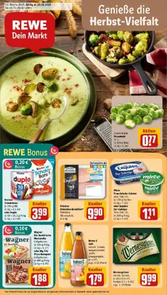 Vorschau von dem Prospekt des Geschäftes Rewe, gültig ab dem 19.10.2025