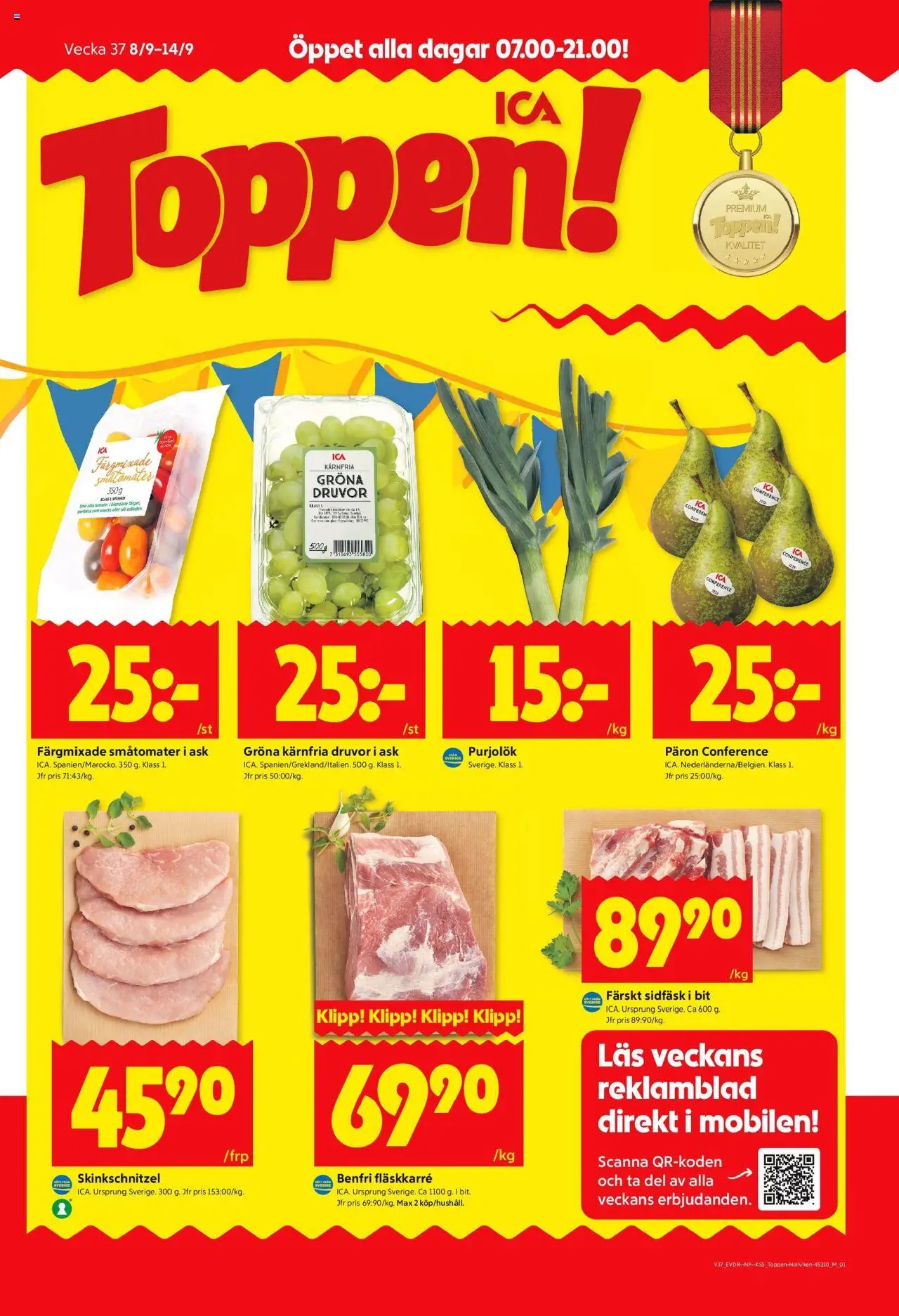 Höllviken är giltig 08/09 2025 > Veckans Erbjudanden gäller från 08/09/2025 till 14/09/2025 sidnummer 1