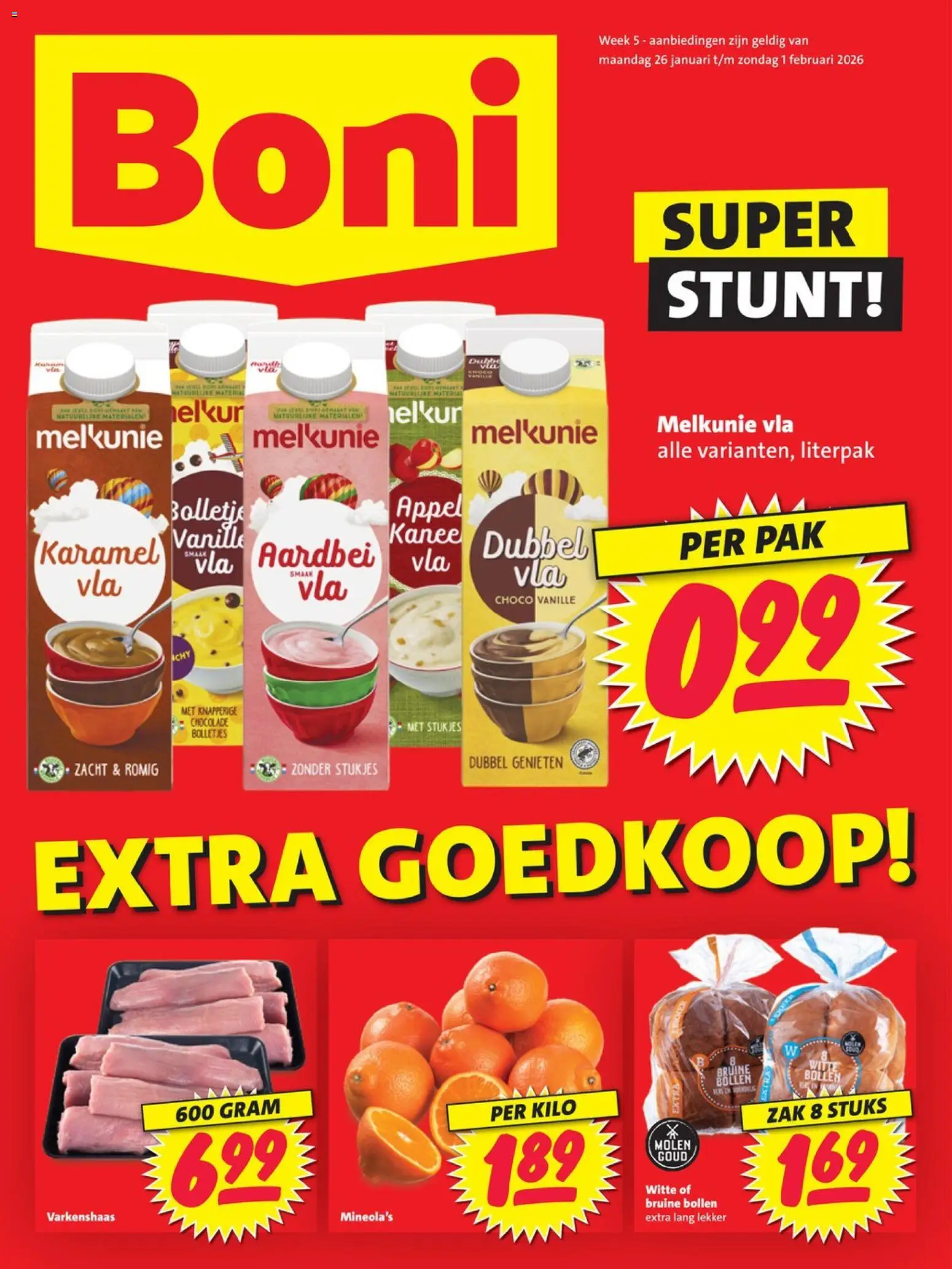 Voorbeeld van Folder week 5 van winkel Boni geldig vanaf 26-01-2026