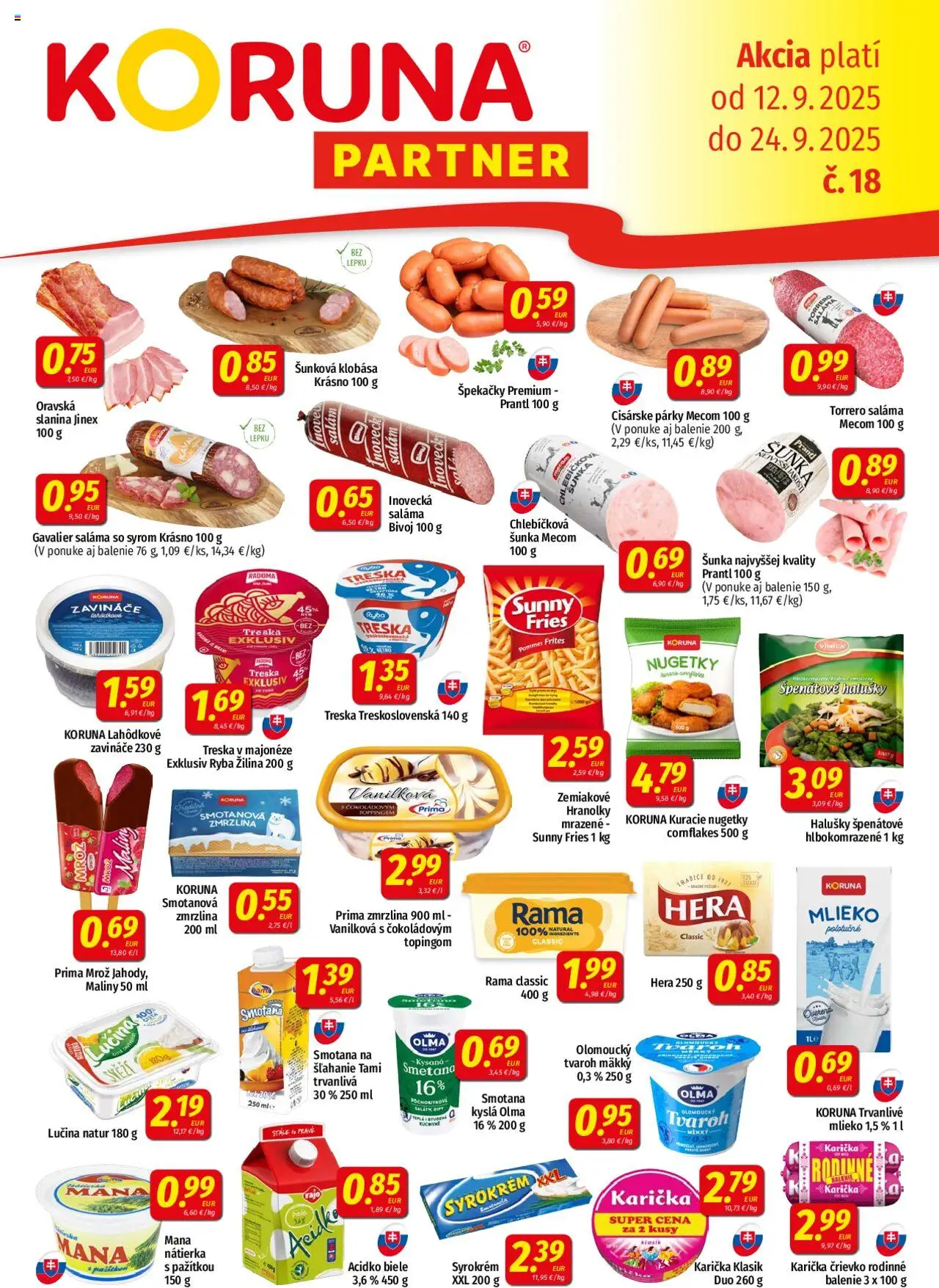 Koruna Partner (12.09. - 24.09.2025) - Akčná ponuka