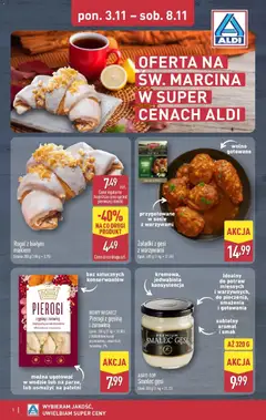 Pogląd gazetki "Oferta na św. Marcina" ze sklepu Aldi ważnej od 03.11.2025