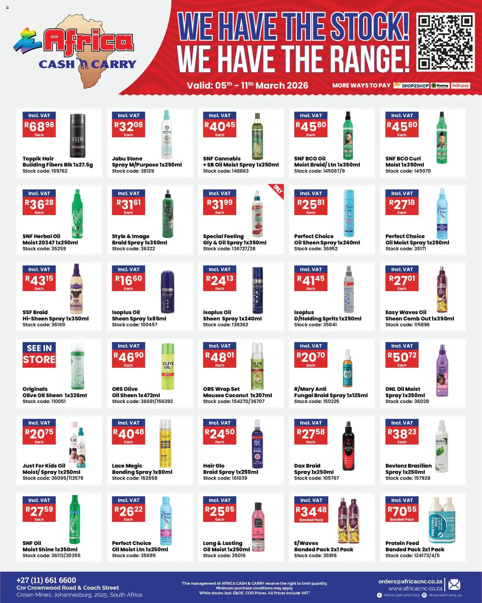 Preview of Africa Cash & Carry flyer valid from 05/03/2026