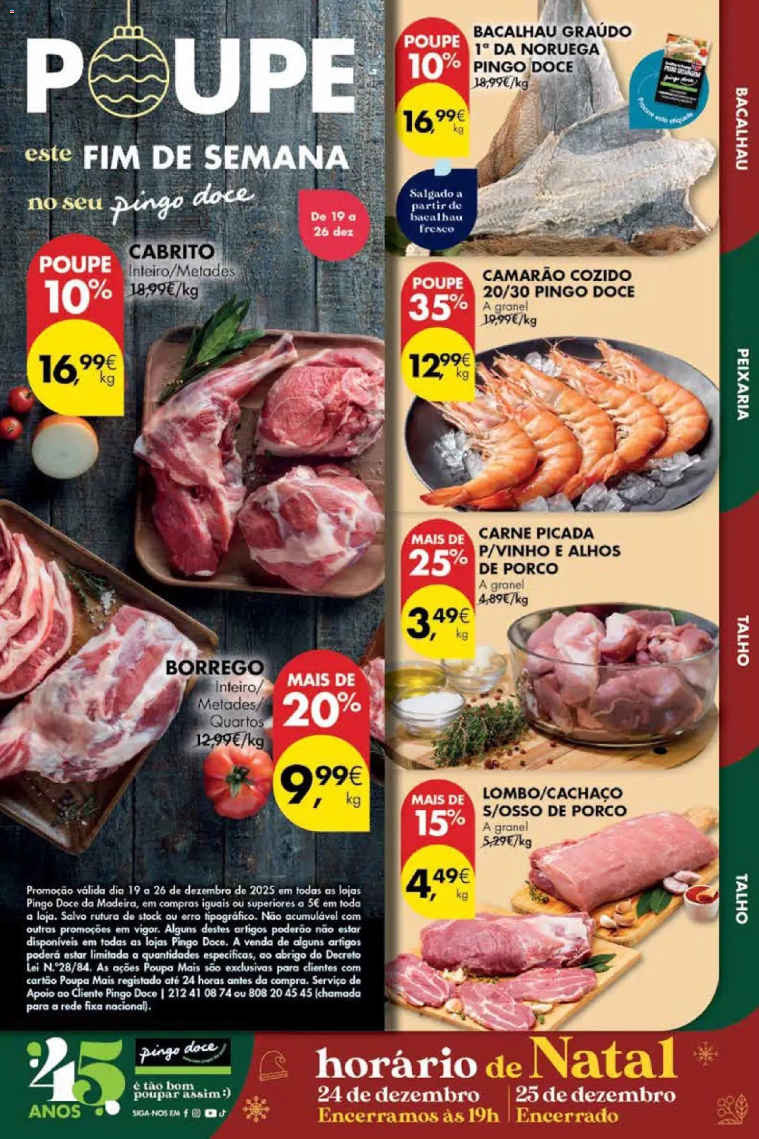 Pré-visualização do folheto da loja Pingo Doce válida a partir de 19/12/2025