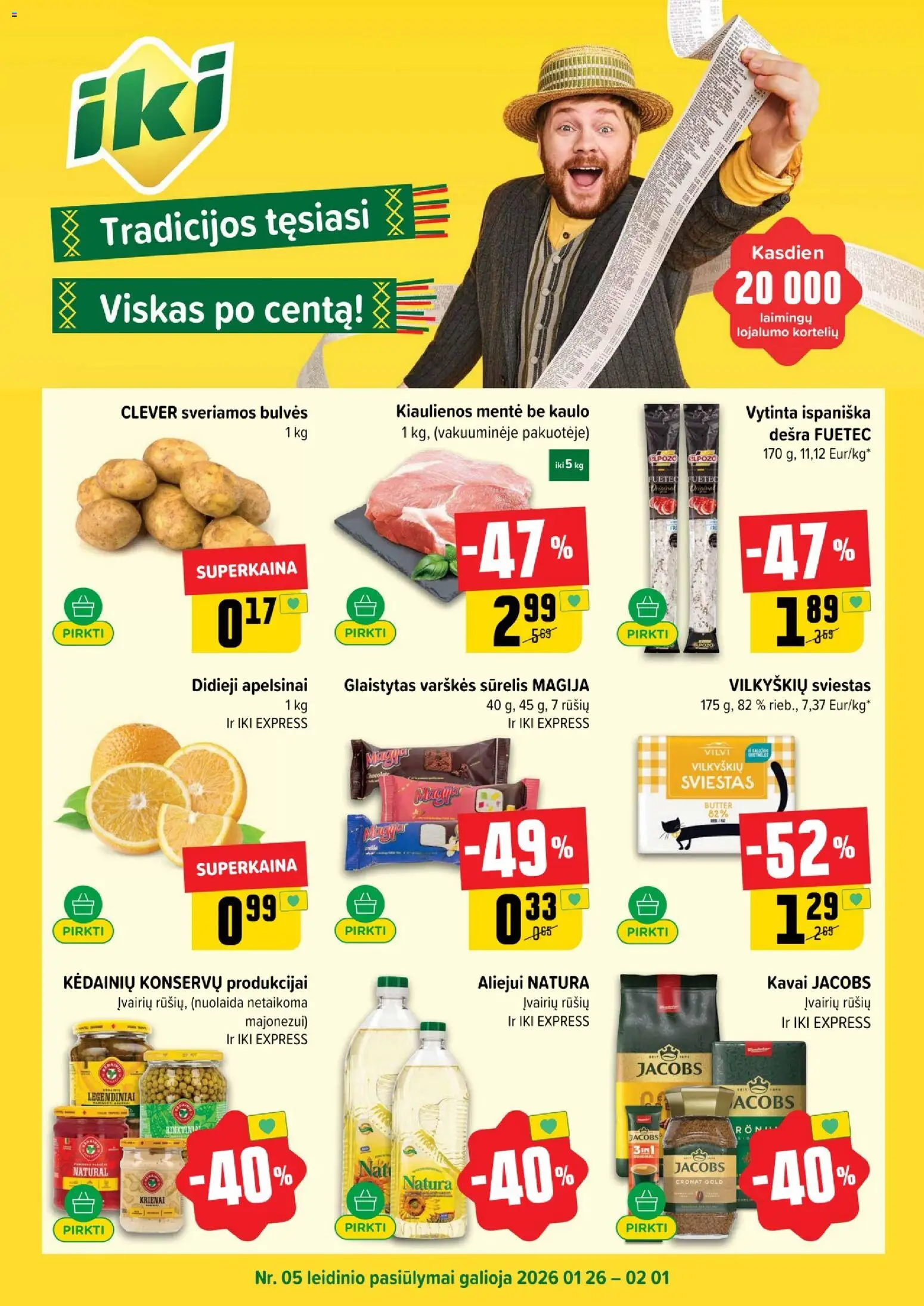 IKI parduotuvės leidinio Leidinys galiojančio nuo 2026.01.26 peržiūra