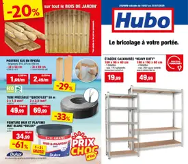 Prévisualisation de Publicité du magasin Hubo formulaire valide 16/07/2025
