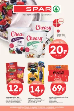Eksempel på tilbudsavis Tilbudsavis fra butik Spar gyldig fra 15/08/2025