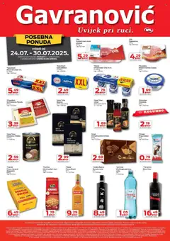 Pregled letka Katalog trgovine Gavranović vrijedi od 24.07.2025