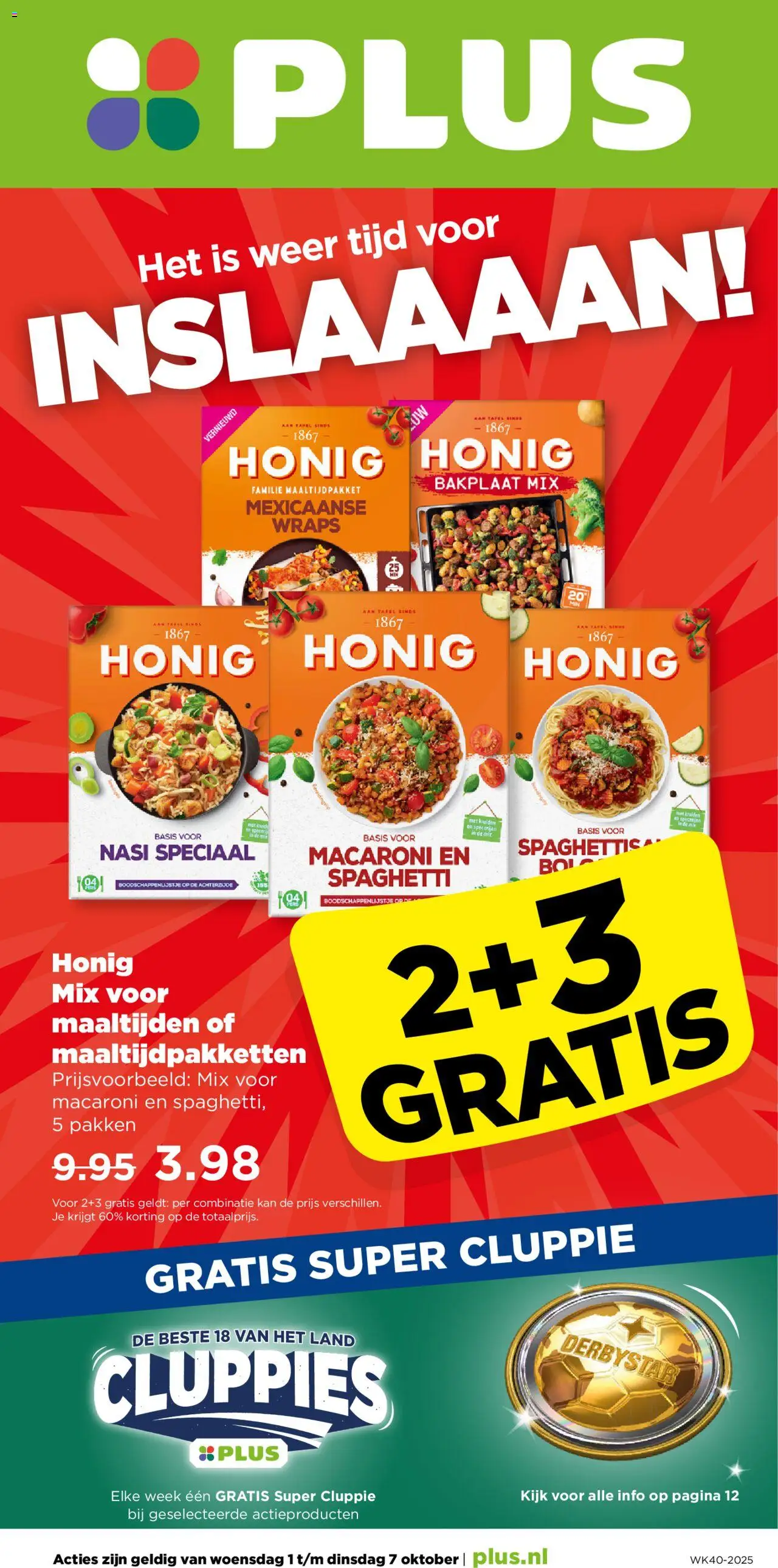 Plus shop Folder week 40 geldig vanaf 01-10-2025 - Paginanummer 1