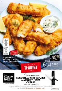 Prévisualisation de Catalogue du magasin Thiriet formulaire valide 25/08/2025