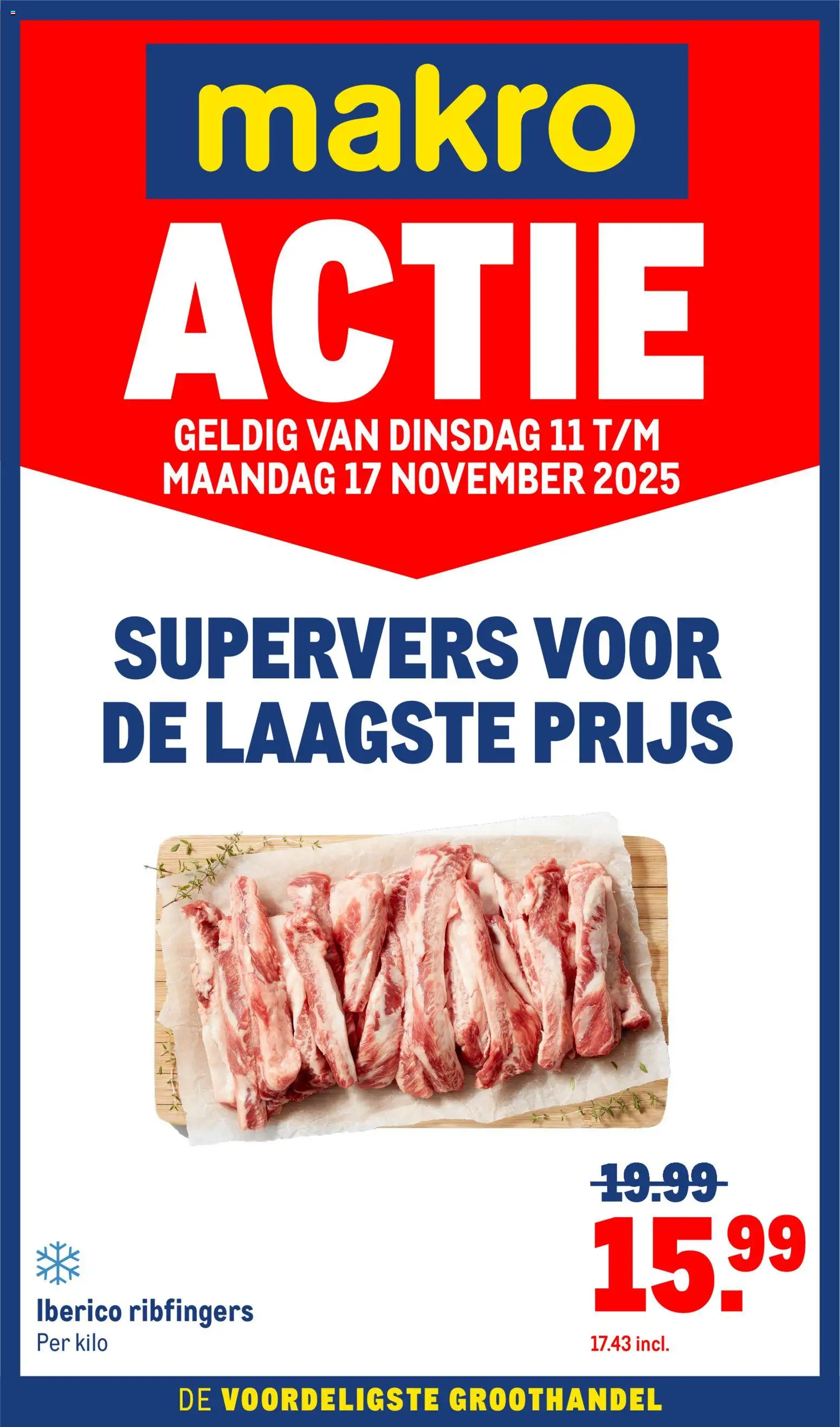 Voorbeeld van Versdeals van winkel Makro geldig vanaf 11-11-2025