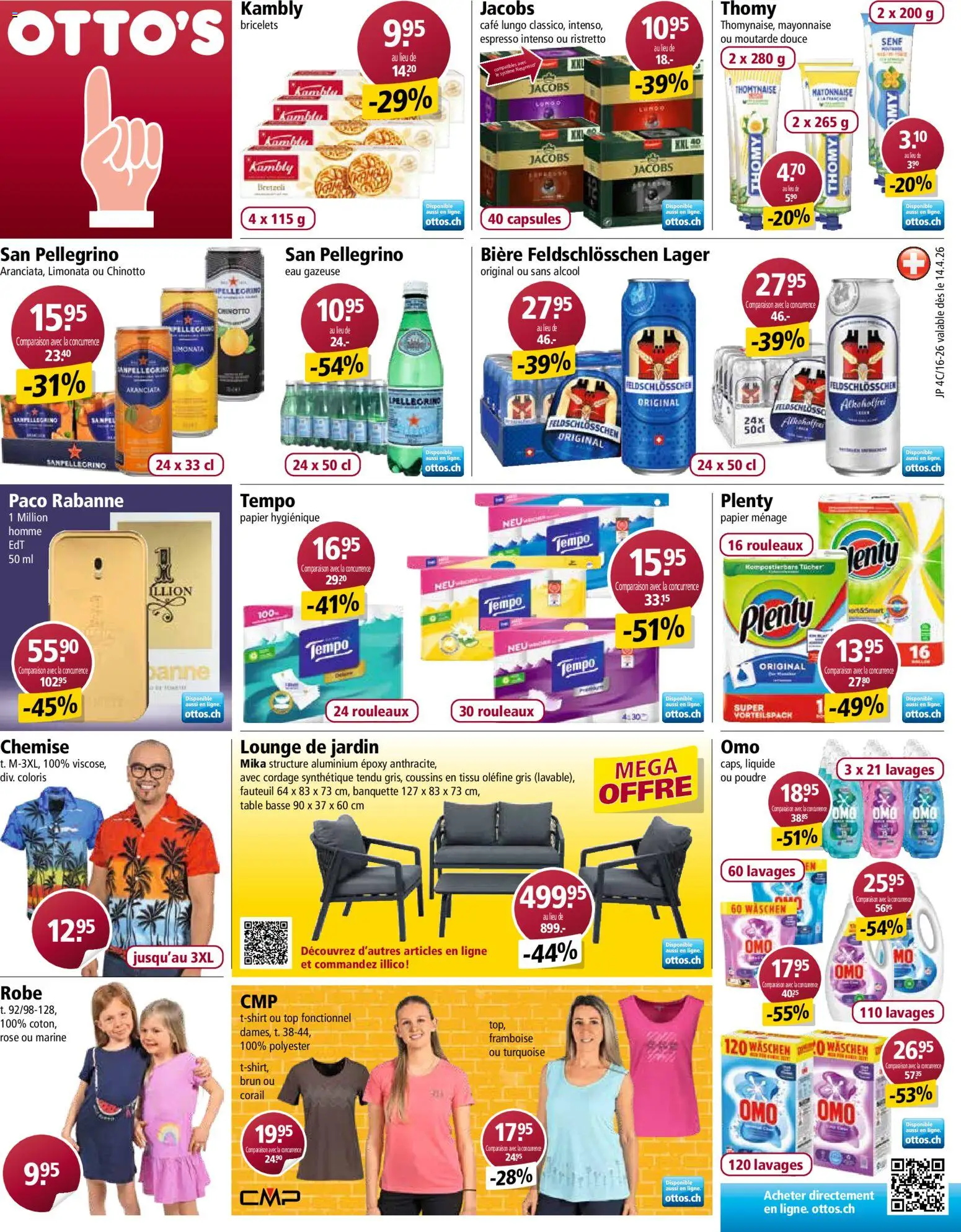 Vorschau des Merkblatts Otto's aktionen FR vom Shop Otto's gültig von 14.04.2026 bis 20.04.2026 - Top, Mayonnaise