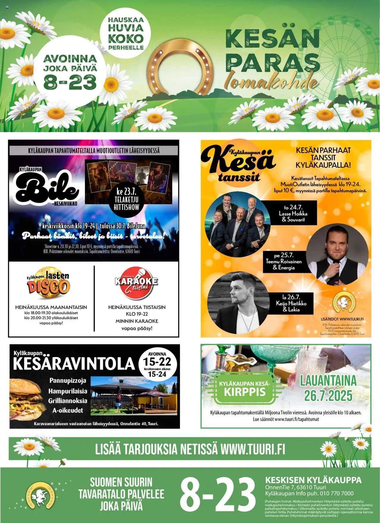 Tuuri-kaupan Tarjoukset voimassa 23/07/2025 - Sivulla 1