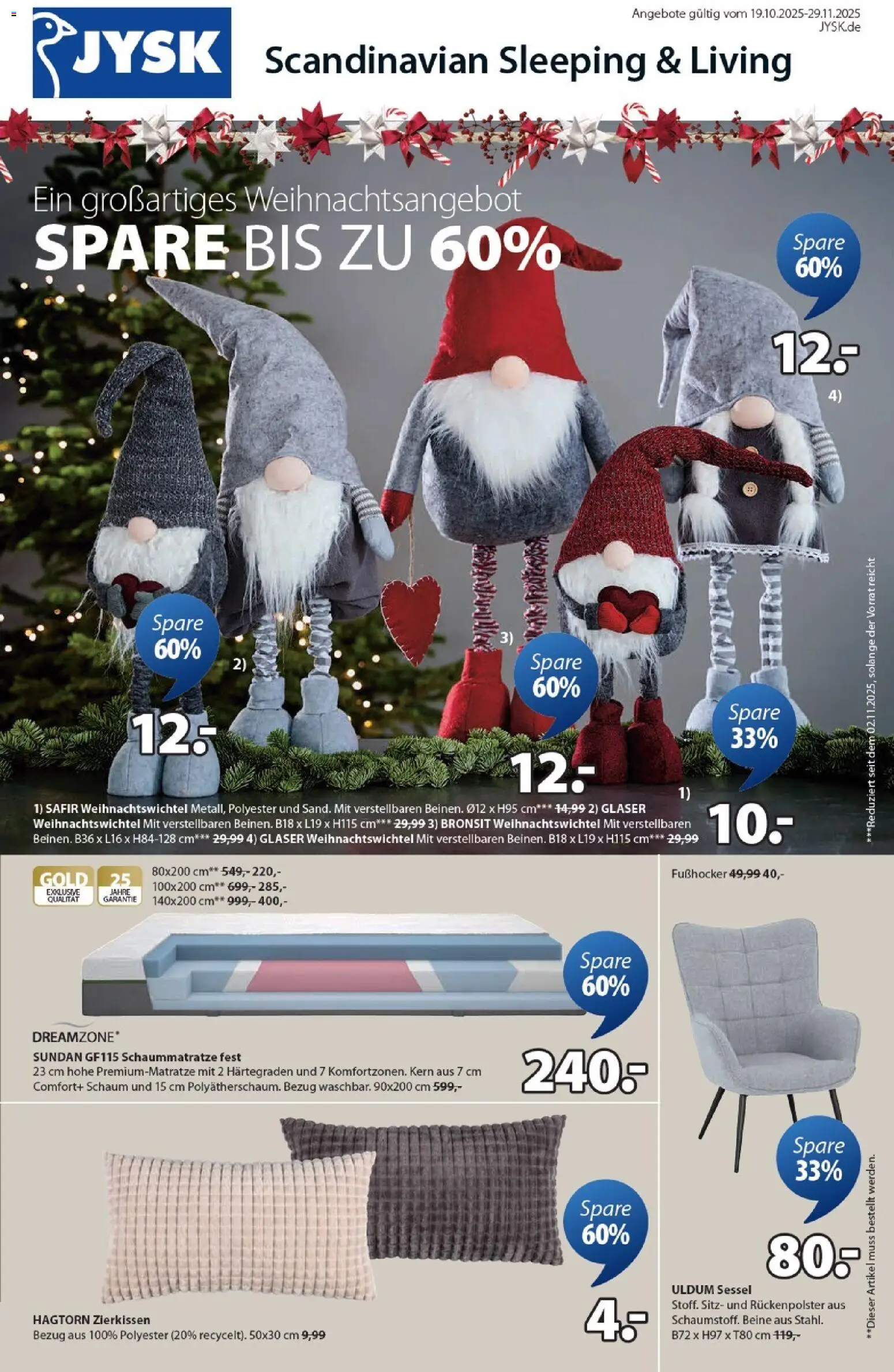 Vorschau von dem Prospekt des Geschäftes JYSK, gültig ab dem 19.10.2025