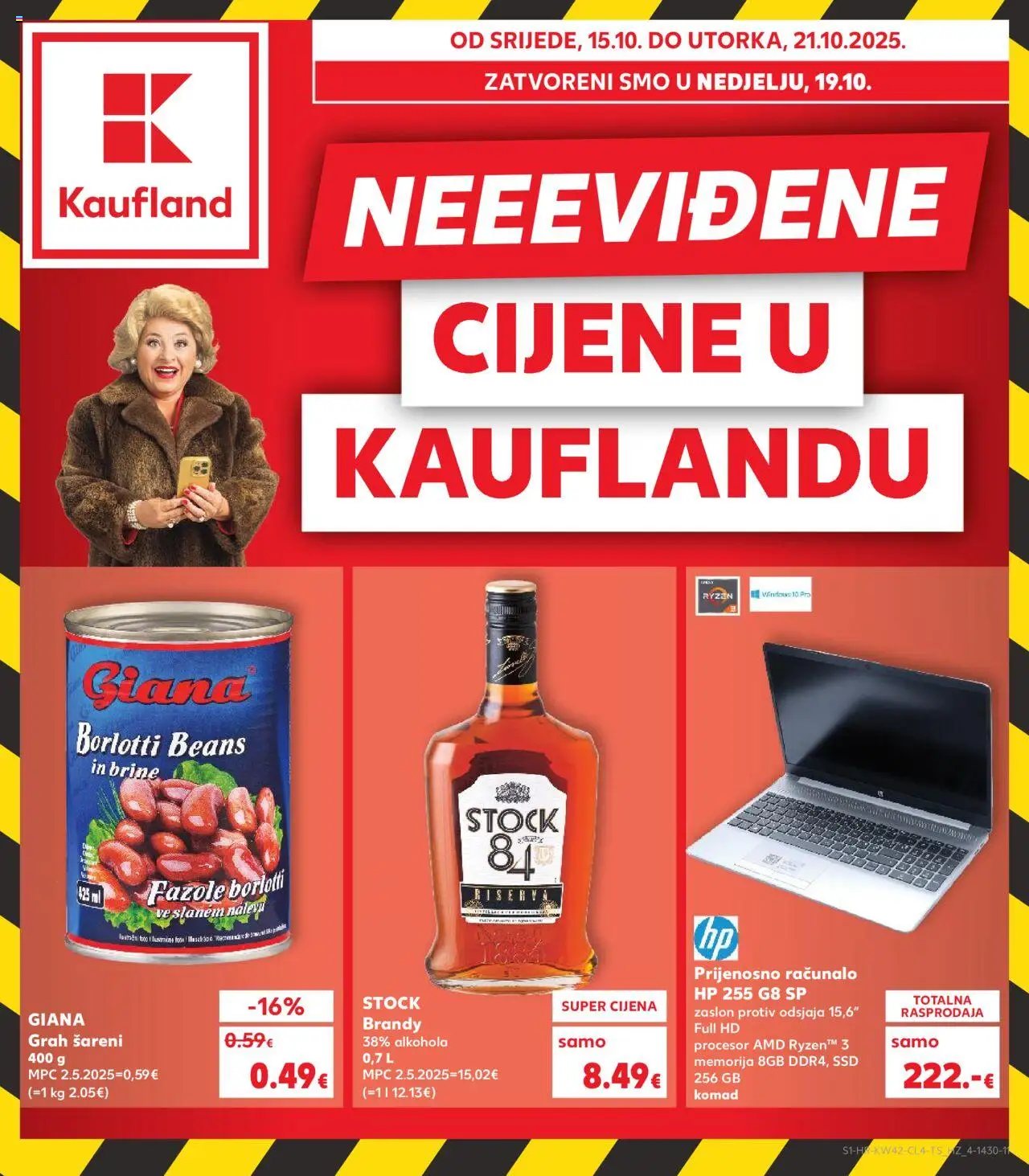 Kaufland aktualni Split-Ravne njive vrijedi od 15.10.2025 - tjedna akcija broj stranice 1