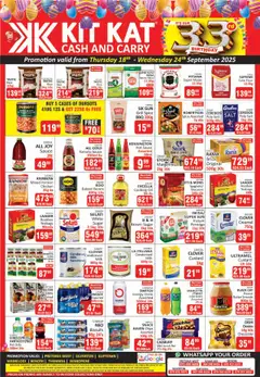 Preview of KIT KAT Cash & Carry flyer valid from 18/09/2025