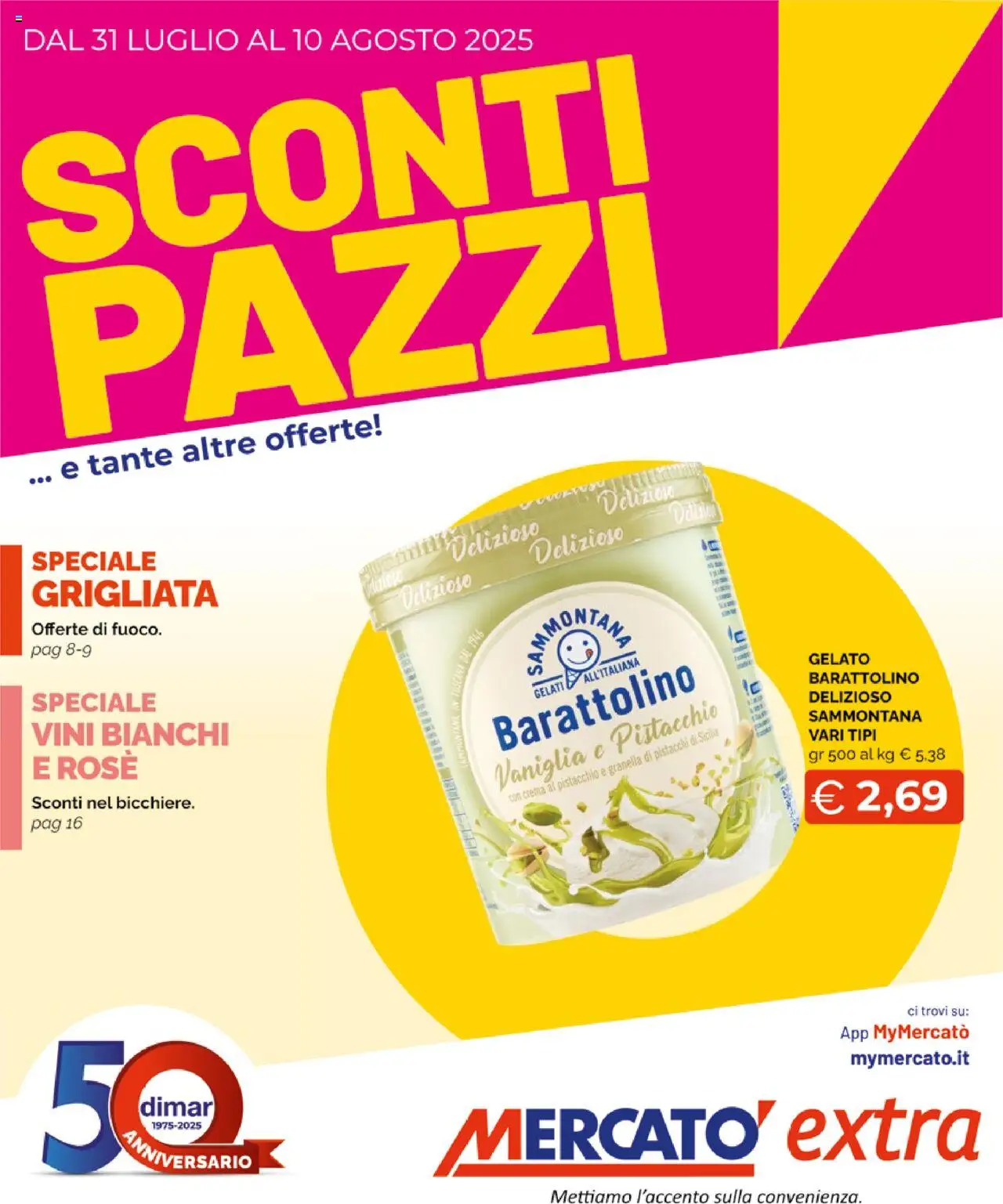 Volantino Mercatò valido da 31/07/2025 numero di pagina 1