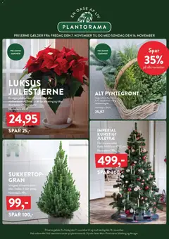 Eksempel på tilbudsavis Smugkig fra butik Plantorama gyldig fra 07/11/2025