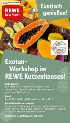 Vorschau von dem Prospekt des Geschäftes Rewe, gültig ab dem 02.11.2025