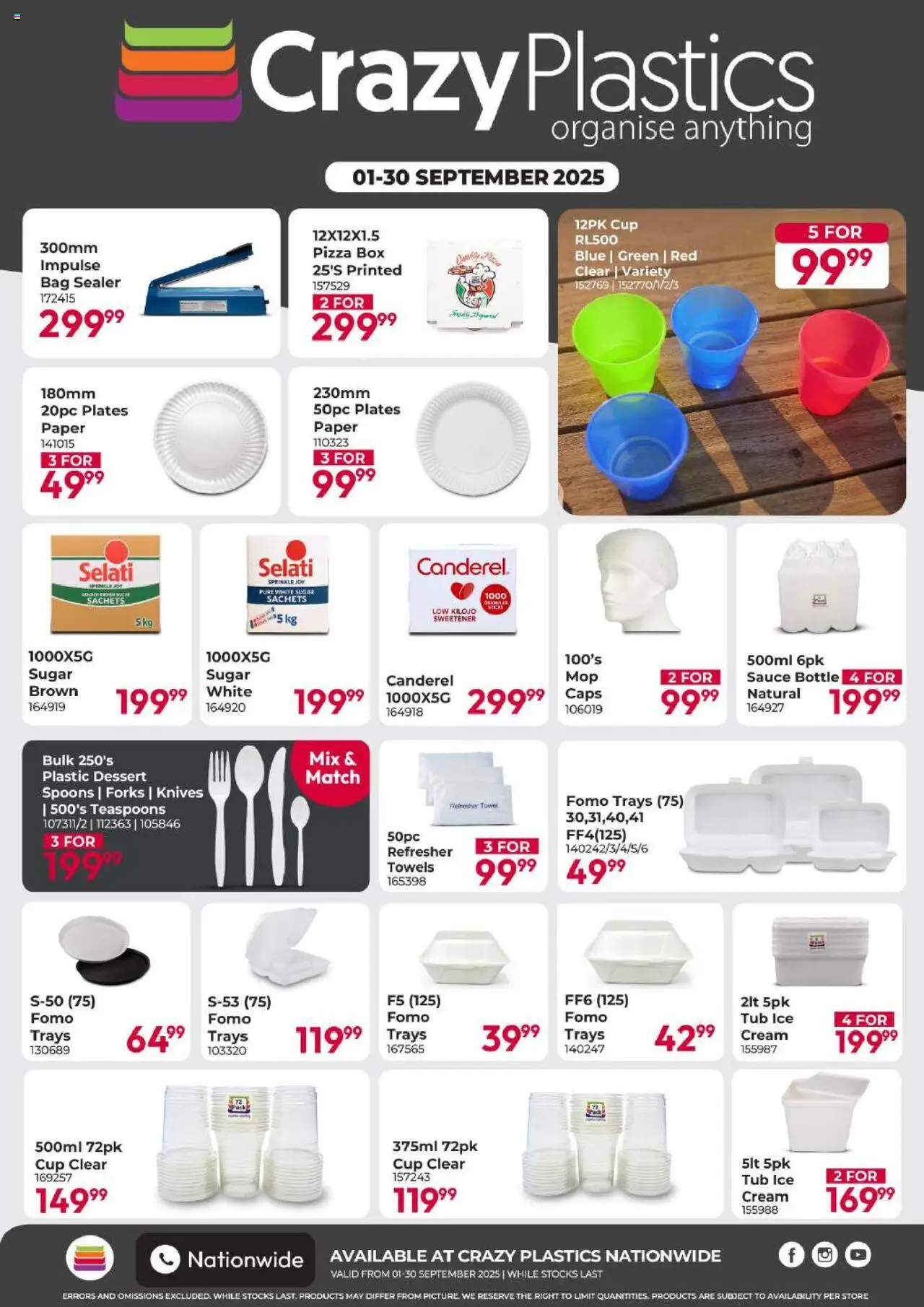 Crazy Plastics Business Specials from 01/09 - 30/09/2025 > Promotions
