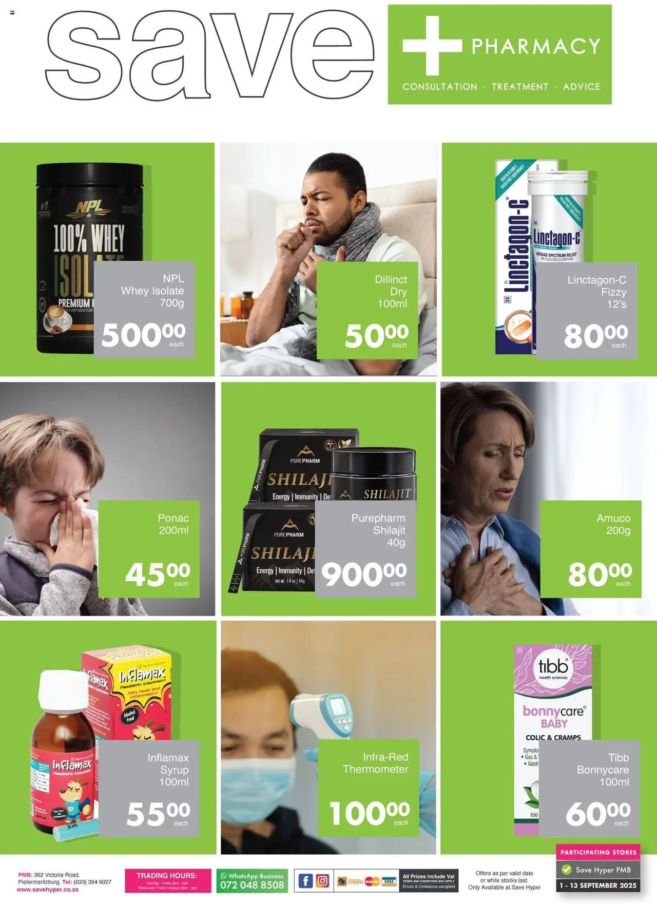 Save Pharmacy Specials from 01/09 - 13/09/2025 > Promotions