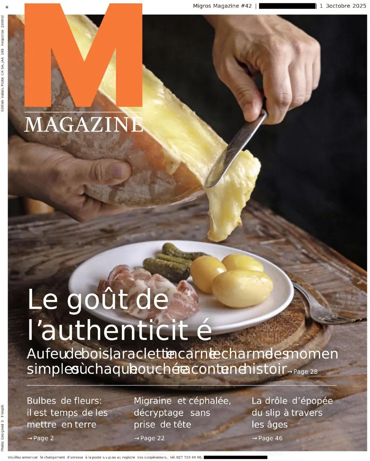 Migros Magazin FR ab 13.10.2025 - Seitennummer 1
