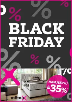Pregled letka Black Friday trgovine Mömax vrijedi od 03.11.2025