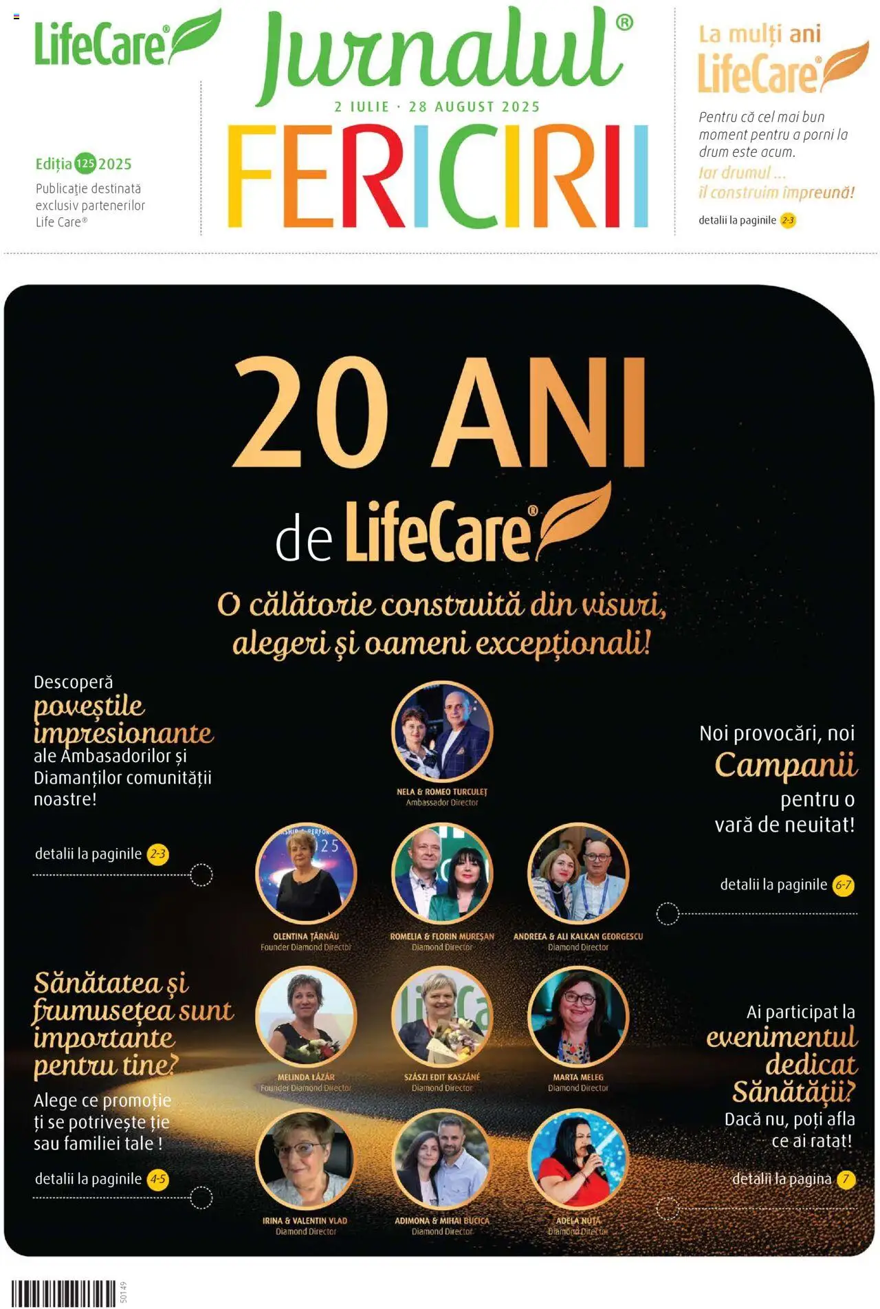 Life Care Catalog - Jurnalul Fericirii Iulie/August de la 02.07.2025 - Pagină 1