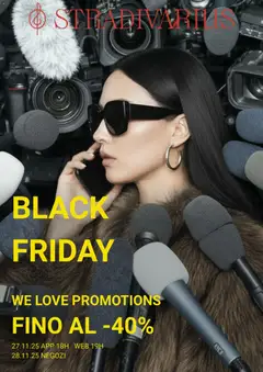 Anteprima dell'opuscolo Black Friday avviso dal negozio Stradivarius valido da 26/11/2025