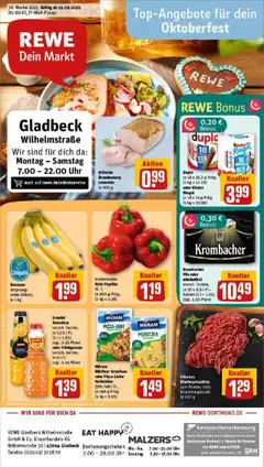 Vorschau von dem Prospekt des Geschäftes Rewe, gültig ab dem 14.09.2025